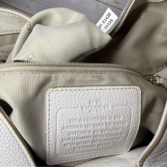 Coach Edie Chalk Mini Studs Shoulder Bag - Picture 9 of 10